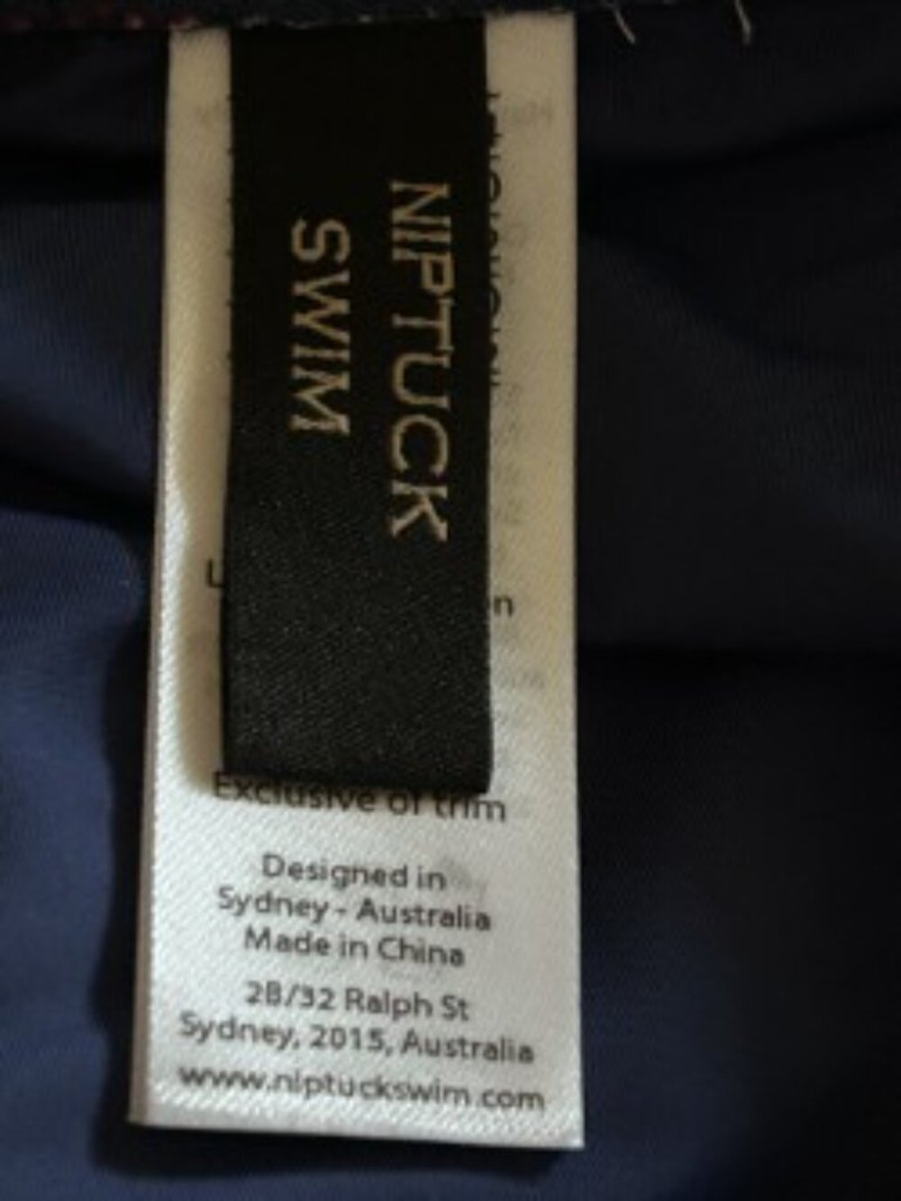 NWT Nip Tuck Navy Floral Interlude Joanne Tankini 10 - Picture 2 of 6